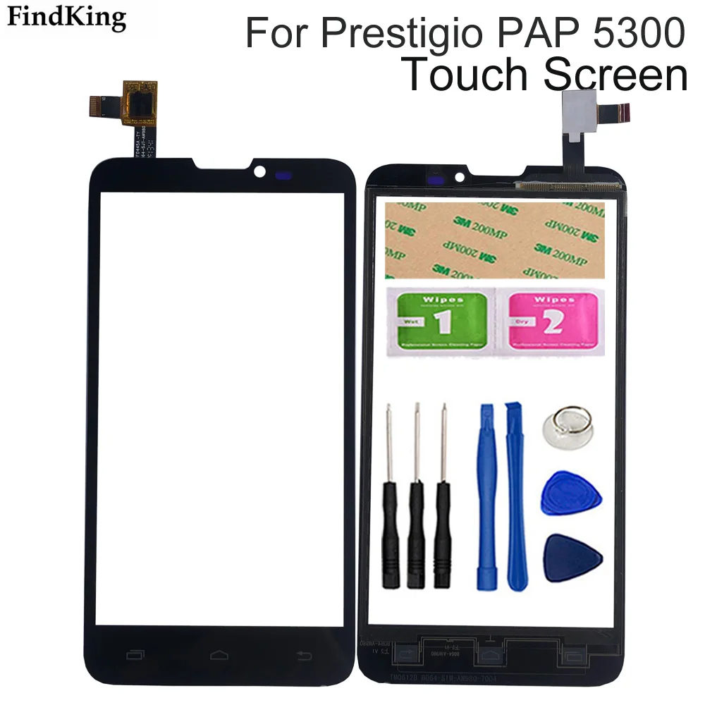 

Touch Screen Glass For Prestigio PAP 5300 Touch Screen Glass Sensor Digitizer Panel Mobile Tools Adhesive