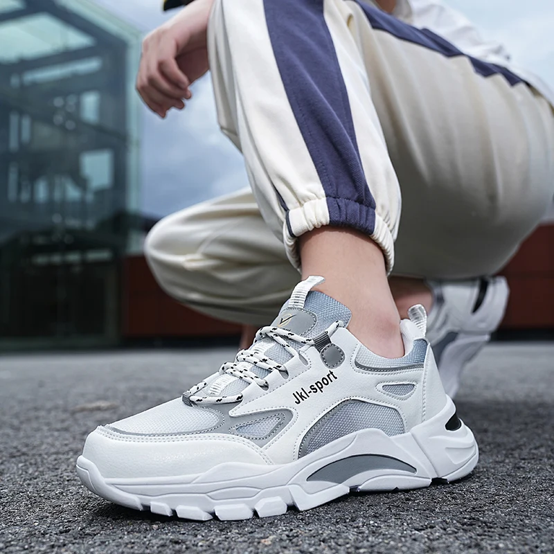 NEW 37-44 Anti-Slip Breathable Men's Casual Sneakers Adult Teenagers Outdoor Running Shoes Walking Shoes School Sports Shoes