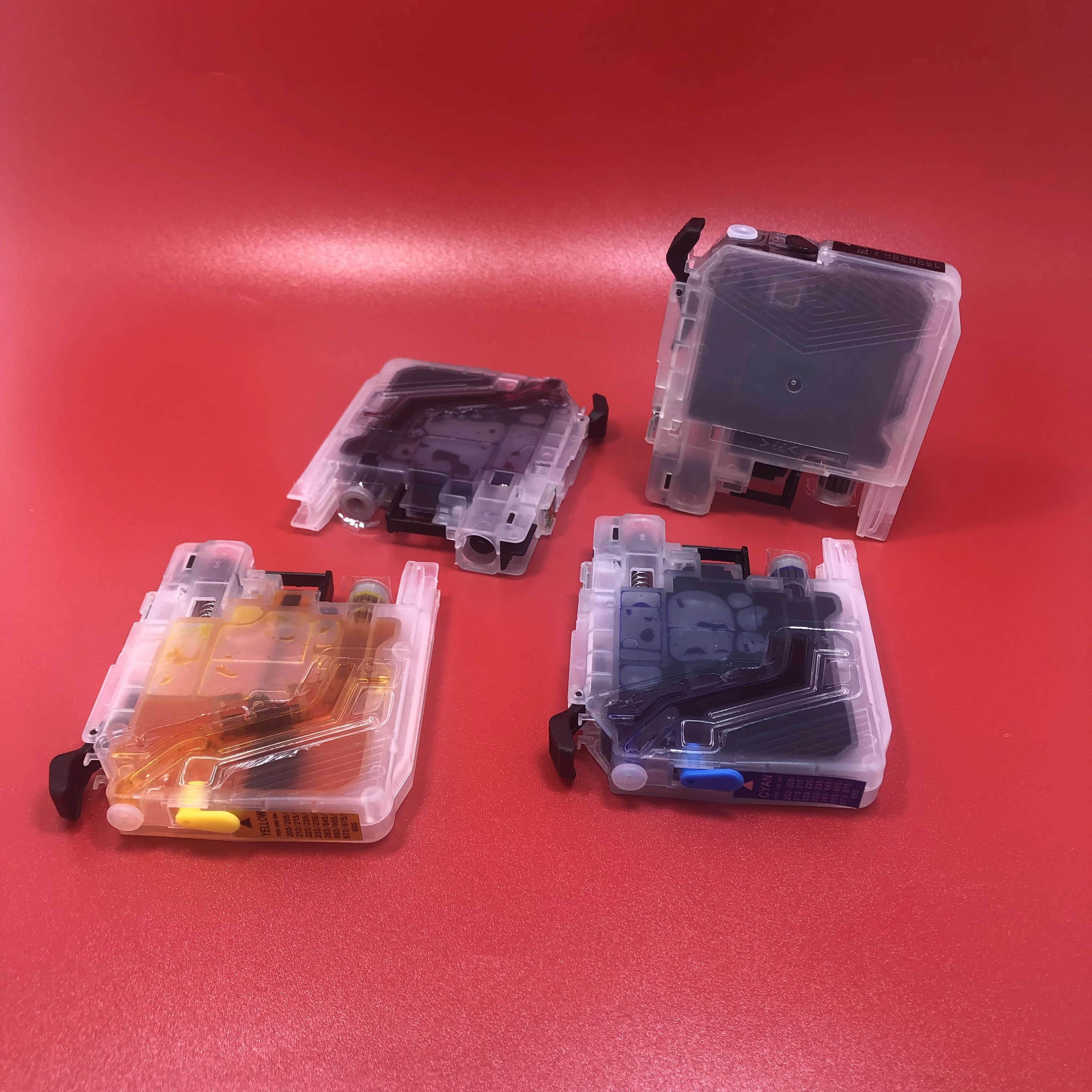 LC203 Многоразовый картридж с полным чернилом LC201 для Brother