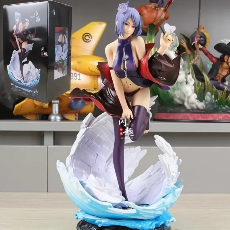 

29cm Naruto Anime Figure Konan Akatsuki Action Figure Collection Model Toys Room Ornament Cool Figurine Christmas Christmas Gift