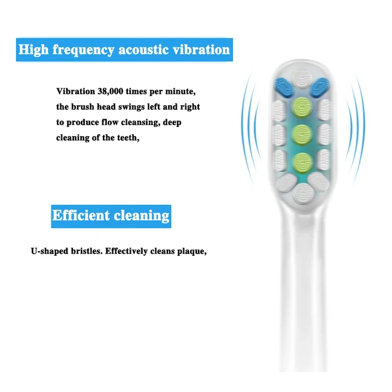 100 шт. сменная насадка для зубной щетки Xiaomi Soocas электрическая звуковая зубная