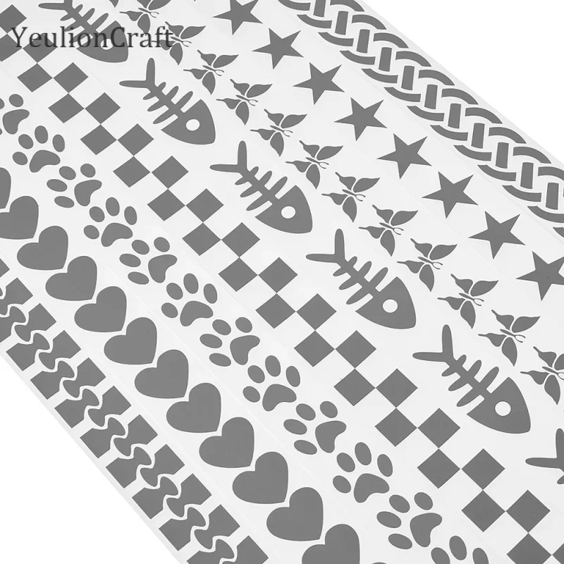 Chzimade 3X100CM Светоотражающие наклейки Фольга для горячего тиснения Теплопередающая