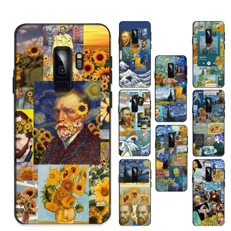

Graffiti Oil Painting Art Van Gogh Phone Case for Samsung S20 lite S21 S10 S9 plus for Redmi Note8 9pro for Huawei Y6 cover