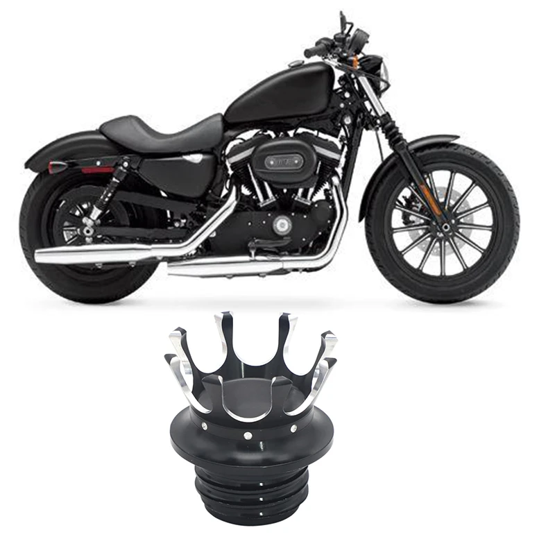 Крышка бензобака в стиле King Crown крышка топливного бака для Sportster Softail