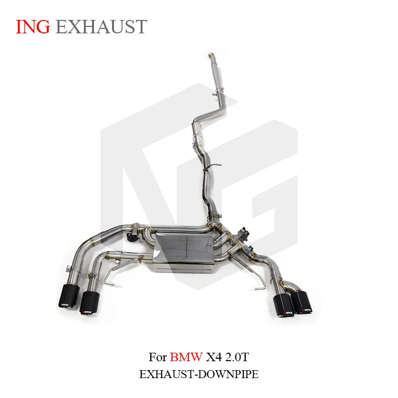 Задний Catback ss304 для BMW X4 3 0 T F26 N55 n20 электронный удаленный клапан двигателя