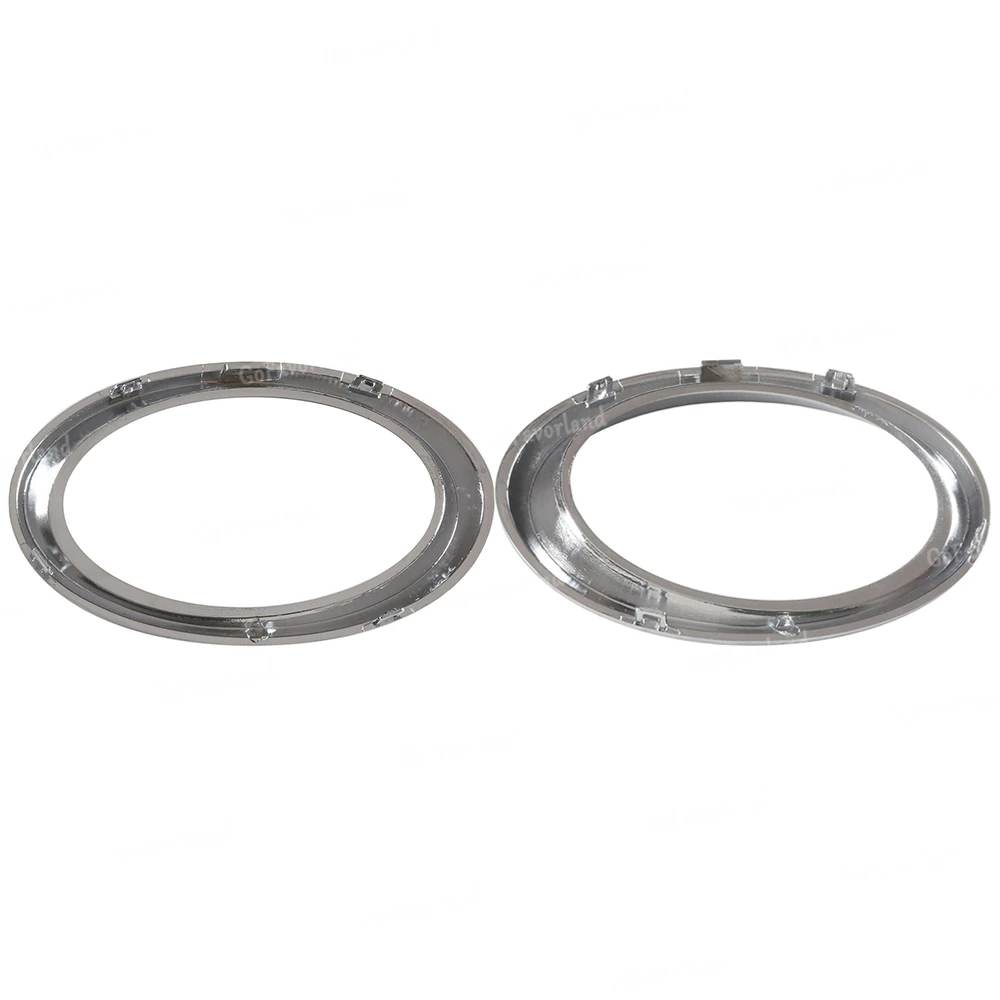 Пара передних левых и правых бамперов противотуманных фар ободка металлическая