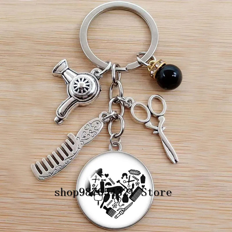 Новинка модная прическа подарок брелок Ретро ювелирные изделия