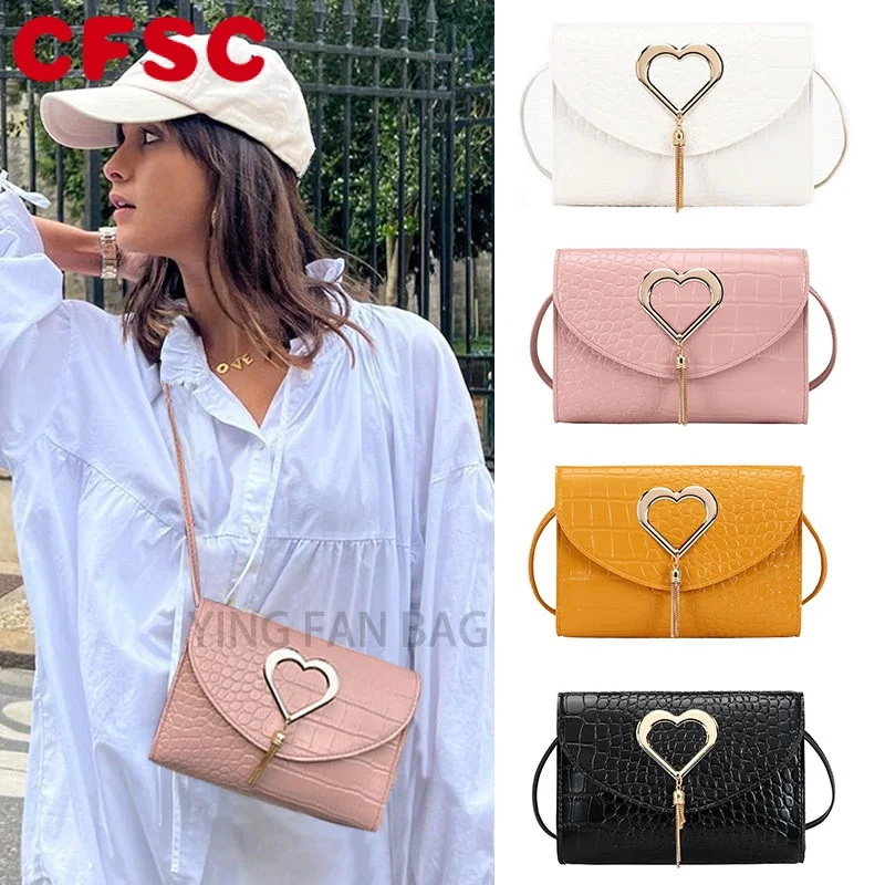 

Женские сумки через плечо из ПУ кожи, с кисточкой