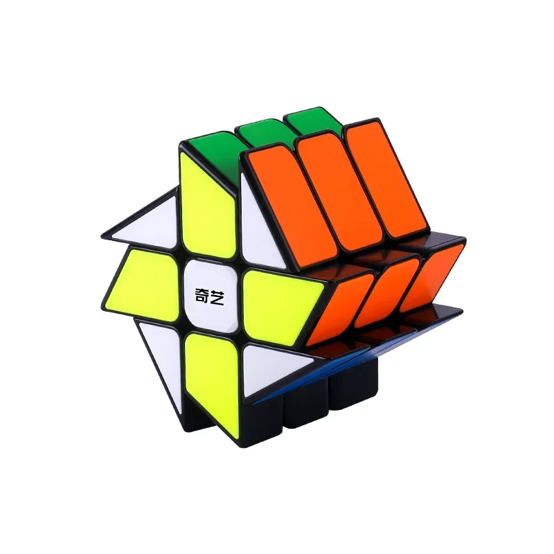 Пикуб QiYi Ветряная Мельница S-Cube Fisher S-Axis Черный Волшебный Куб-головоломка Игрушка