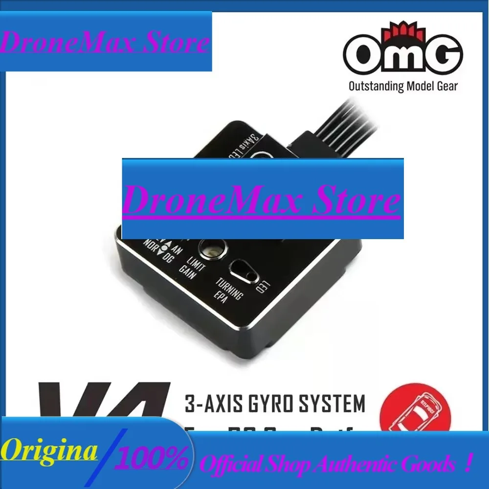 Фото Гироскоп DroMaOmG V1 V4 V6 с цифровым и аналоговым режимами, металлическая гироскопическая система для радиоуправляемых автомобилей, дрифт-каров с задним приводом, туристических дрифт-каров, автомобилей F1. №1