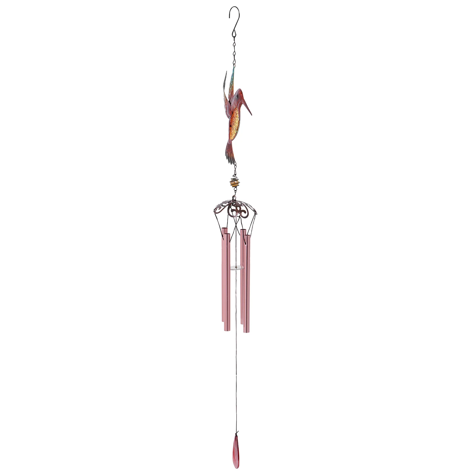 

Creative Wind Bell Hummingbird Pendant Wind Chime Hanging Decoration (Red)