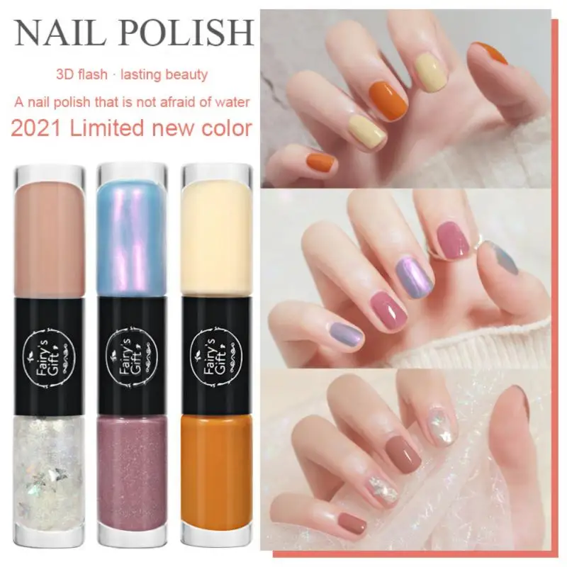 

12Ml Oily Two-Color Gel Nail Polish Free Baking Quick Dry Lasting Non-Tearable Varnishes DIY Manicure Nail Art Nail Accessories