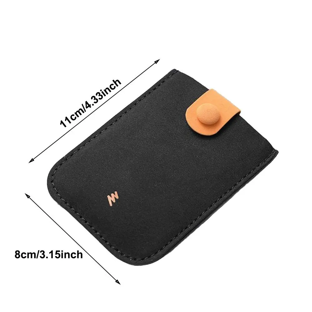 Мини-держатель для карт с 4 слотами тонкий кошелек RFID-блокировкой женщин