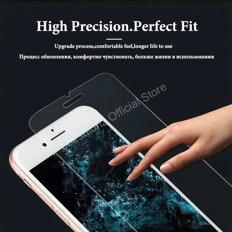 3PCS Protective Glass on For iPhone 14 11 12 13 Pro Max Mini screen protector Tempered Glass For iPhone 6S 7 8 Plus XS XR XS Max