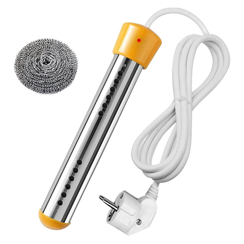 Immersion Heater, Travel Immersion Heater, 2000W Mini Portable Afterheater, Immersion Heater, Pool Bath, Heaters,EU Plug