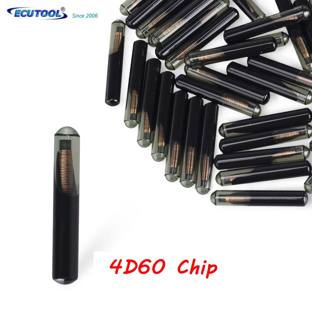 

10x Car Key Chip Blank 4D60 Glassy Transponder Key Chip For Ford Connect Fiesta Focus Ka Mondeo ID 4D 60 Auto Chip