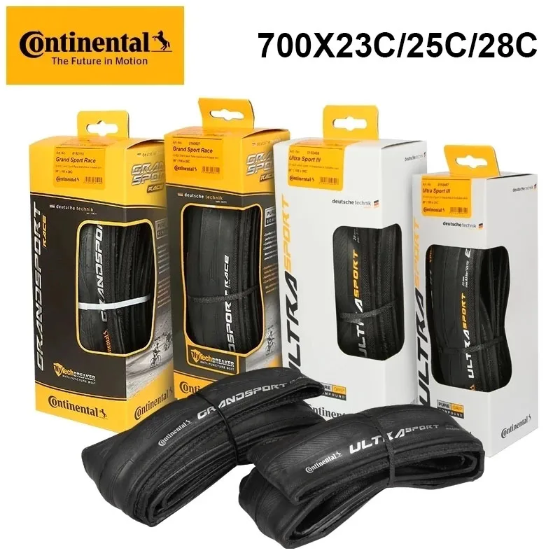 

Continental Road Tire 700x25C/28C/23C Ultra Sport III & GRAND Sport Race Road Bike Clincher Folding Gravel Tire