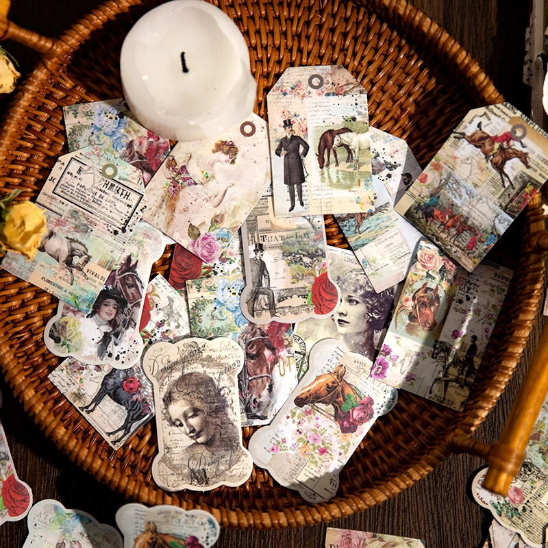 

45 шт., декоративные наклейки для сборки коллажей, 155 х85 мм