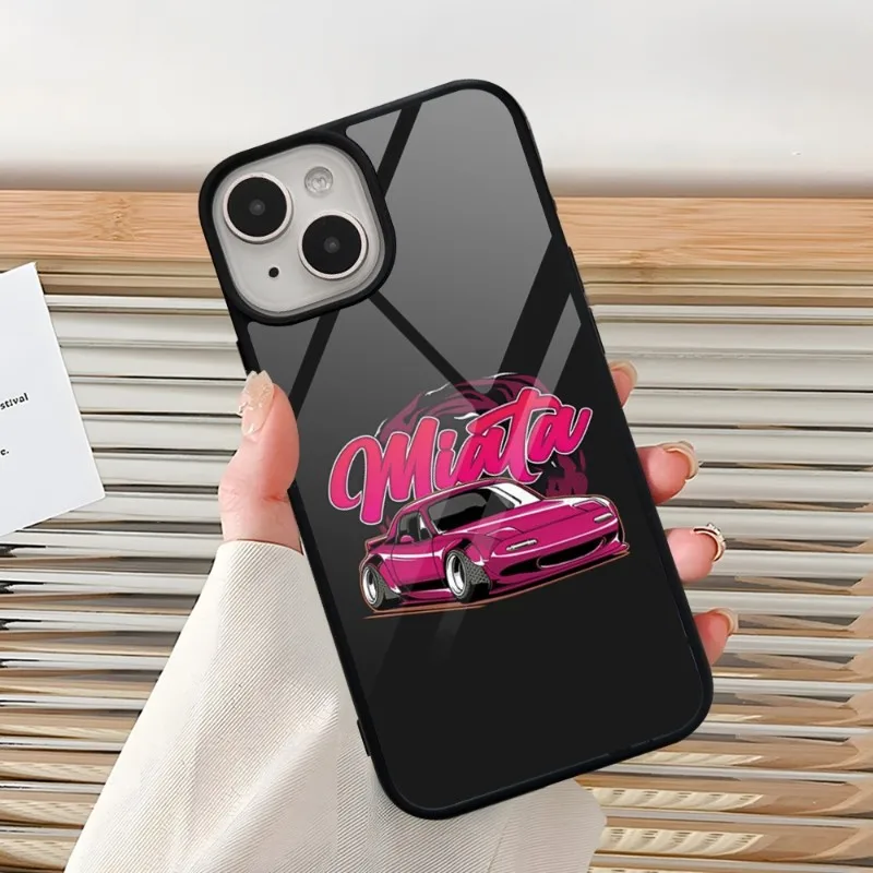 Miata Mx5 Na красный чехол для телефона PC + TPU Samsung Galaxy S23 S21 S22 S10 S20 S30 Plus Ultra Note 10 Pro 20 задние