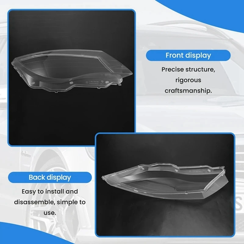 Для BMW 6-й серии E63 E64 M6 2004-2007 крышка фар автомобиля стеклянная линза абажур