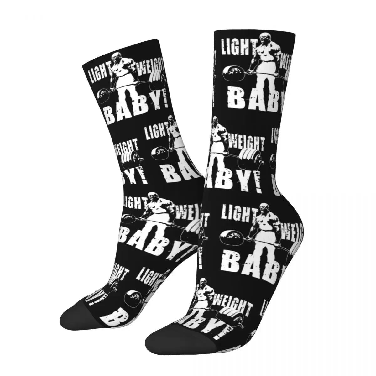 

Ronnie Coleman Legging Day Working Out Merch Crew Socks Cozy Bodybuilding Fitness Middle Tube Sock Cute for Men's Best Gifts