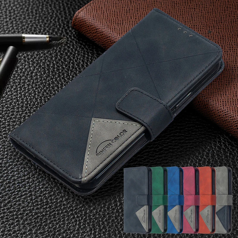 Luxury Leather Phone Case on For Xiaomi Civi 2 13 Lite Poco X5 Pro C55 For Xiomi Redmi A2 A1 12C Magnetic Wallet Flip Cover Case