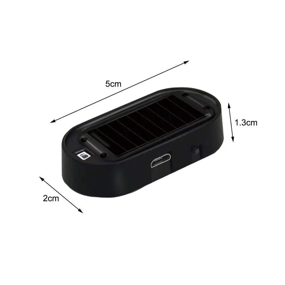 Поддельный Автомобильный Фонарь безопасности на солнечной батарее манекен с