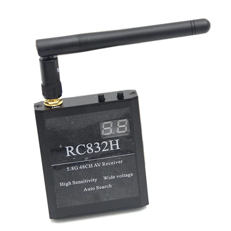 RC832H 5 8G 48CH видеоприемник 12 В автоматический поиск каналов для TS832 TS5823 TS5828 RC Самолет