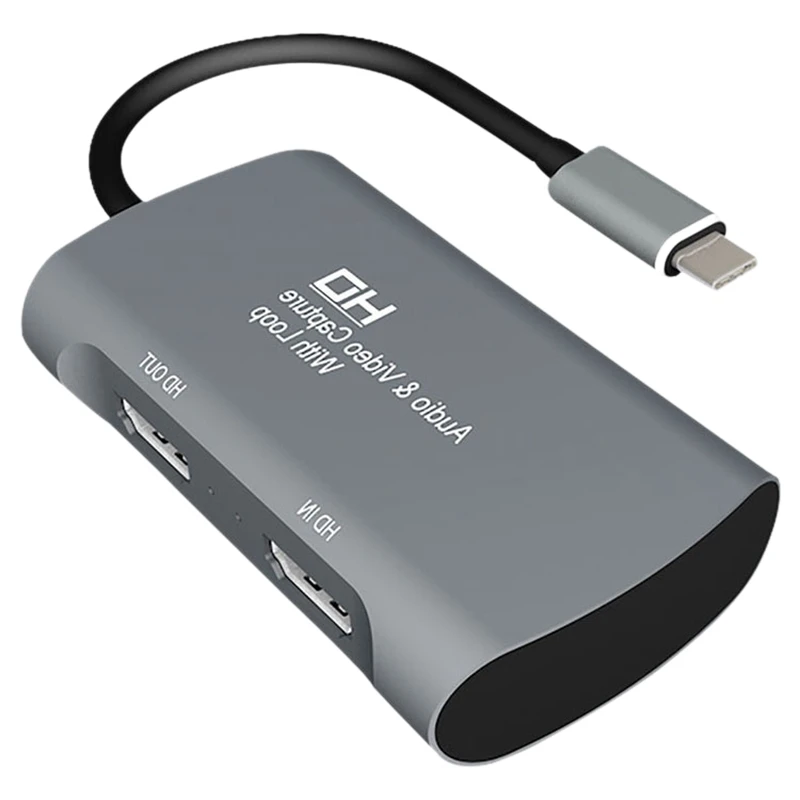 

Карта видеозахвата Type-C HDMI, 4K, экран USB3.0, микрофон, аудио, широкий поток