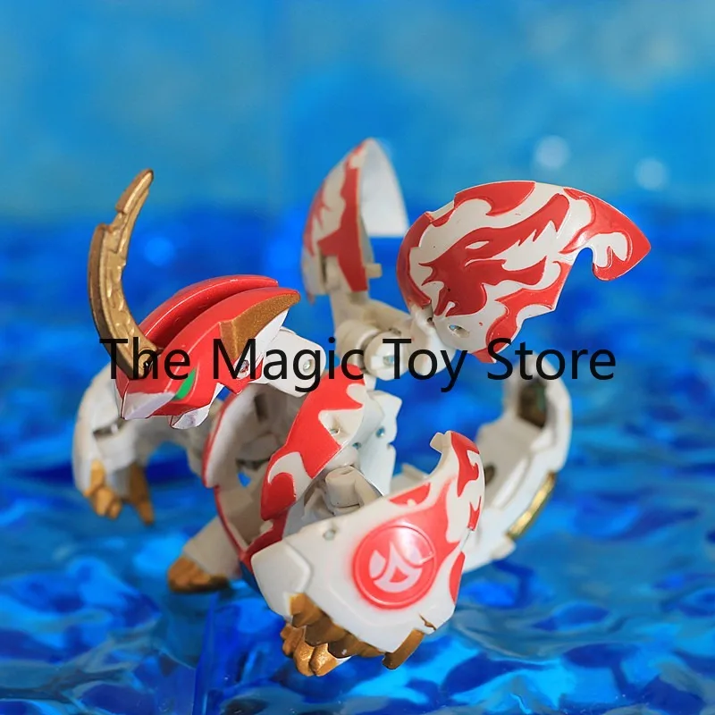 Фото Оригинальная коллекционная фигурка Bakugan BattleBrawlers Tiansheng: Красный Жемчуг, Золотой Рог, Серебряный Рог, трансформируемая модель, игрушка №4