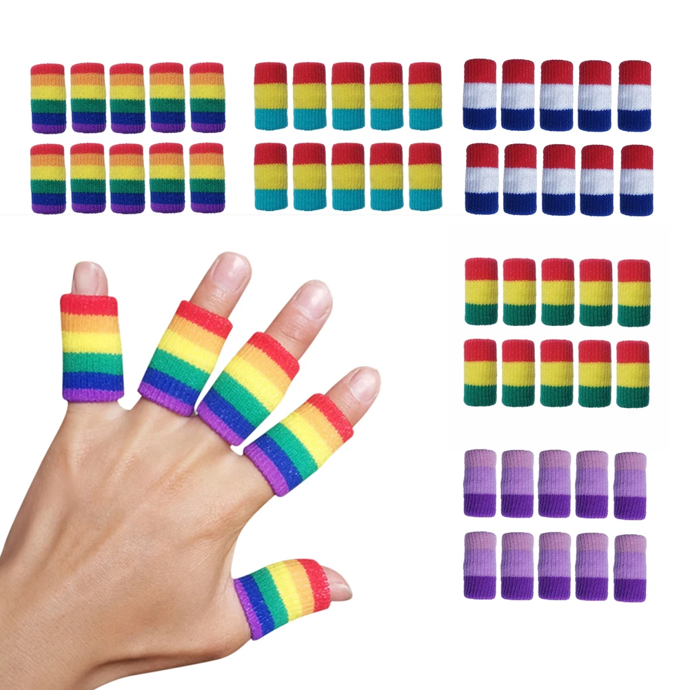 

Компрессионные рукава для пальцев, 10 шт., защитные рукава для пальцев, фиксаторы для большого пальца, стабилизаторы для баскетбола, волейбол...