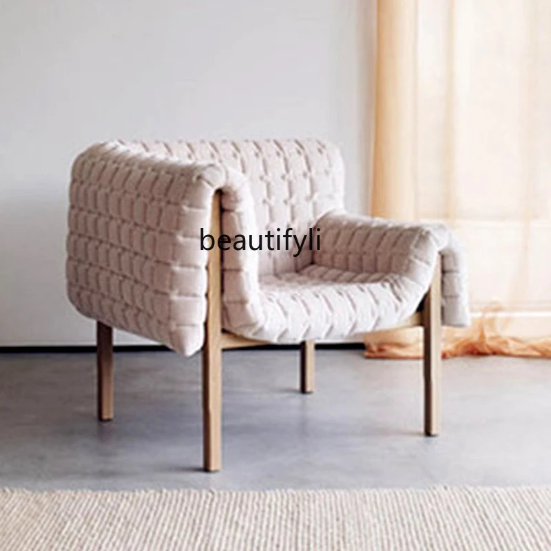 

LBX Single-Seat Sofa Chair Freehand Space Leisure Chair Fabric Light Luxury Modern Minimalist Living Room