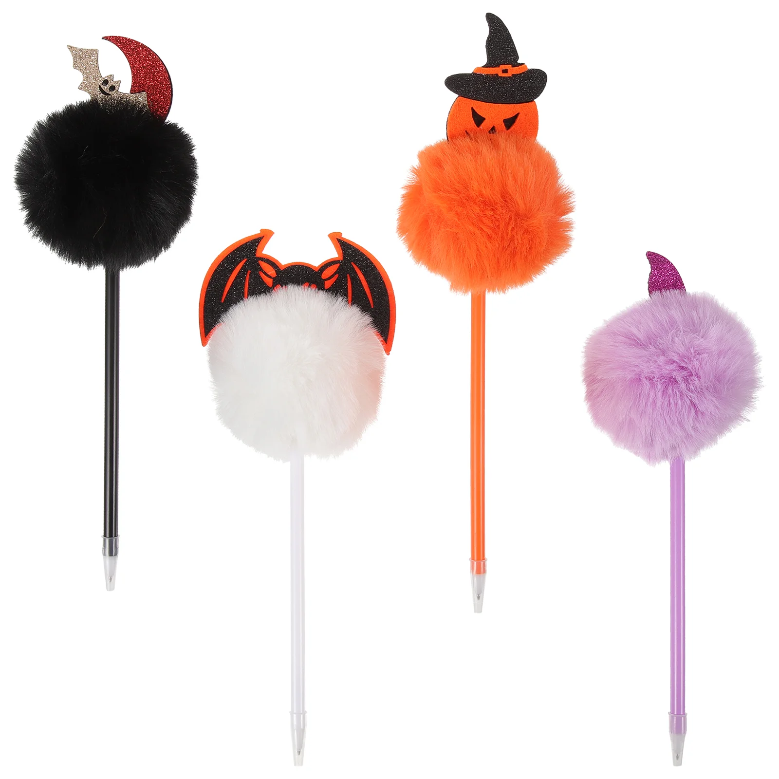 

4 шт., стильные шариковые ручки для Хэллоуина