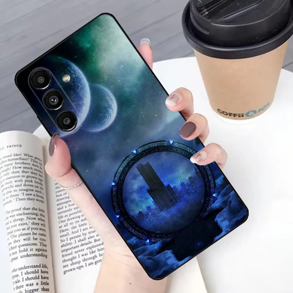 Чехол для телефона с логотипом S-Stargate A-Atlantis Samsung S 25 24 21 22 23 30 20 Ultra Plus Fe Lite Note 10 9 5G