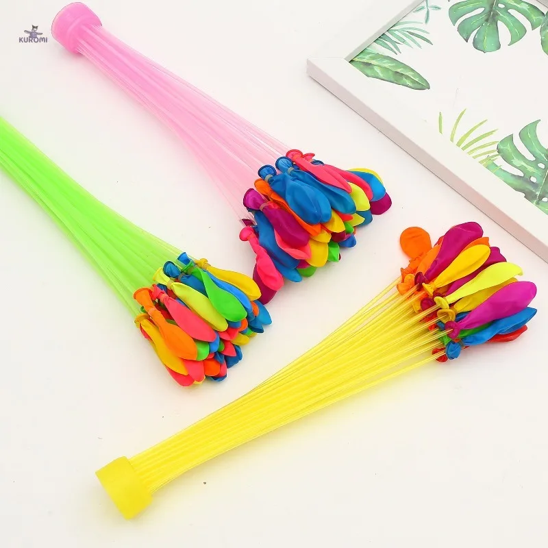 

111pcs Simple PP Bag Water Balloon Fast Automatic Water Balloon Magic Small Water Balloon Summer Children's Fun Toy Water Sphere