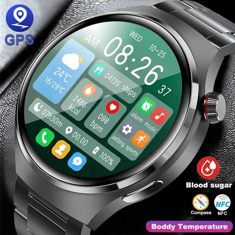 

2023 4Pro AMOLED HD экран, новые модели умных часов для мужчин Huawei Xiaomi, часы с пульсометром, Bluetooth, звонки, IP68 Водонепроницаемые умные часы