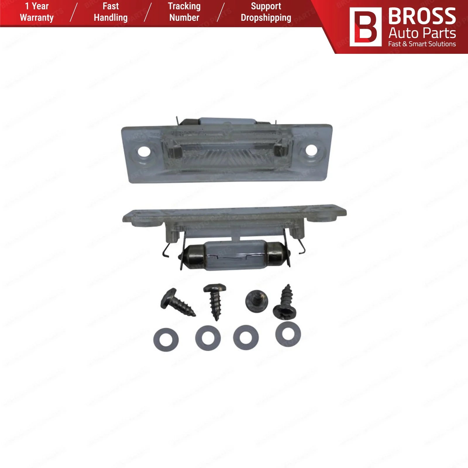 Bross BSP696 2 шт. задние номерные знаки 3B5943021E для Jetta Passat Sedan Caddy Transporter T5 Superb|Панели и