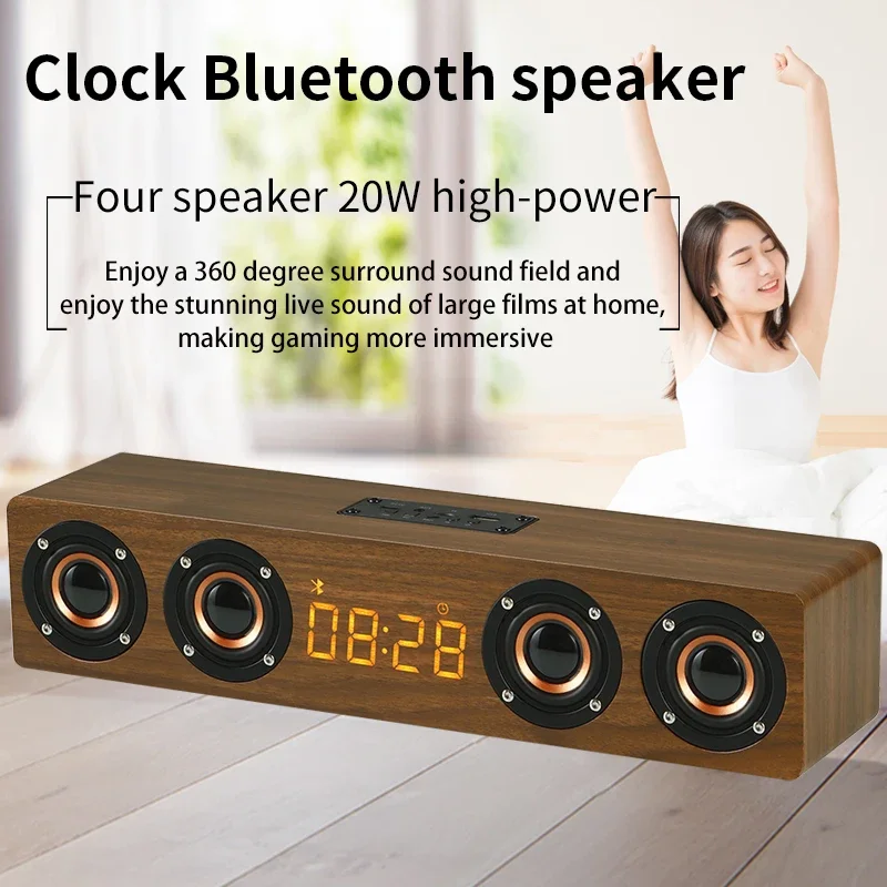 SwYiSm W8C деревянные Bluetooth-динамики