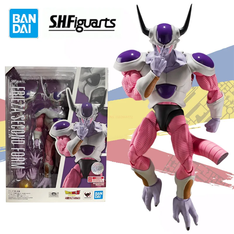 

Оригинальная фигурка Bandai X S.H. Фигурка SHF фигурки Dragon Ball Z Frieza второго формата, аниме экшн-фигурка, набор моделей, игрушки, подарки