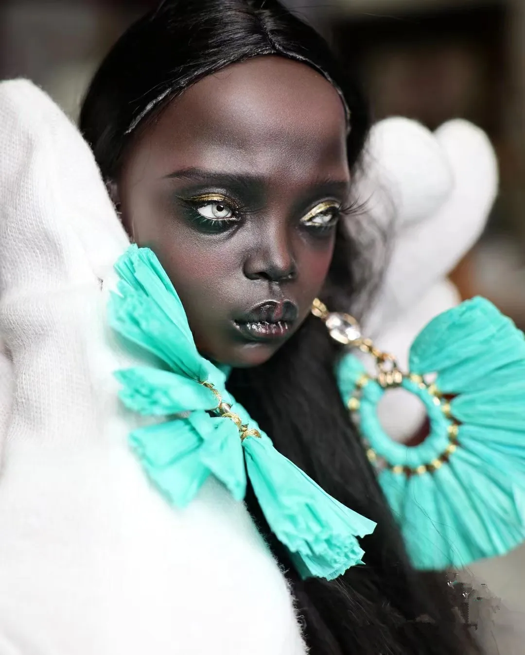 Новый SD Bjd 1/4 39 5 см Tawny Pelosi кукла из смолы Россия черная кожа пятно макияж заводская