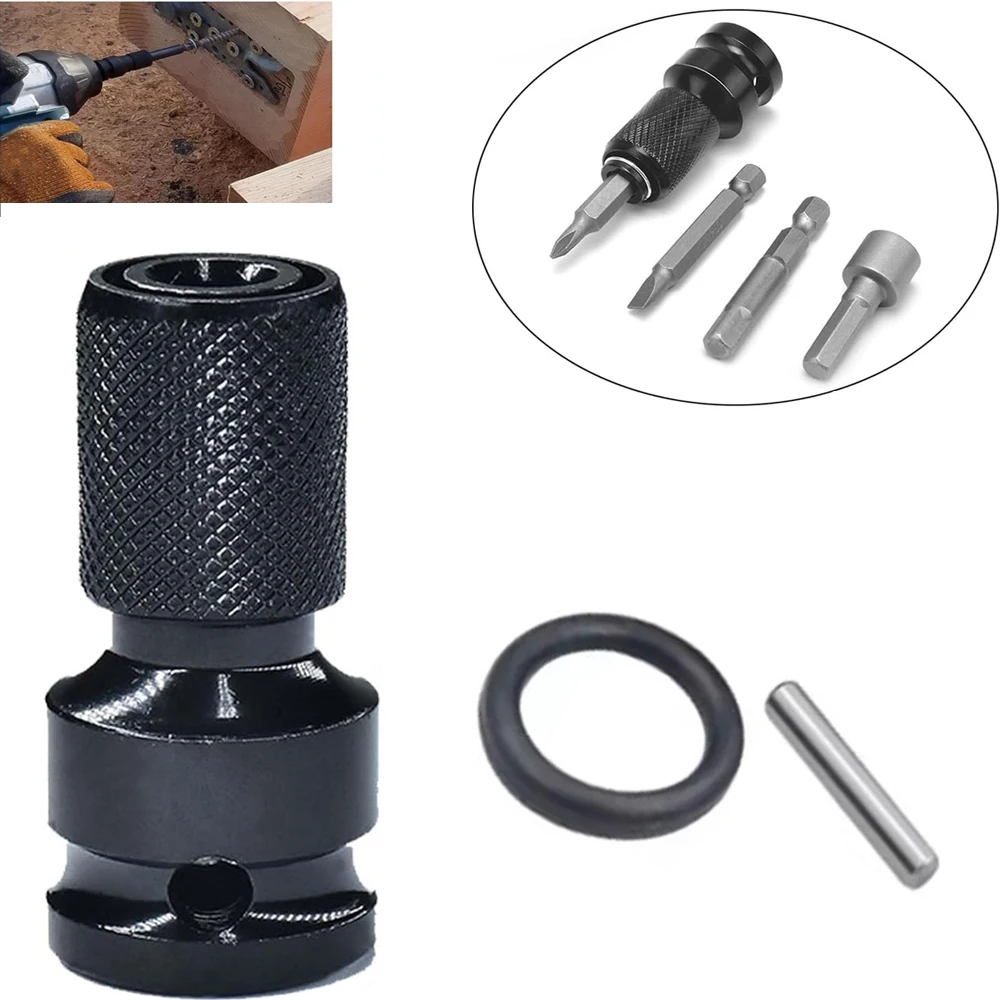 

Стальной сплав переходник для сверлильного патрона 1/2" на 1/4"