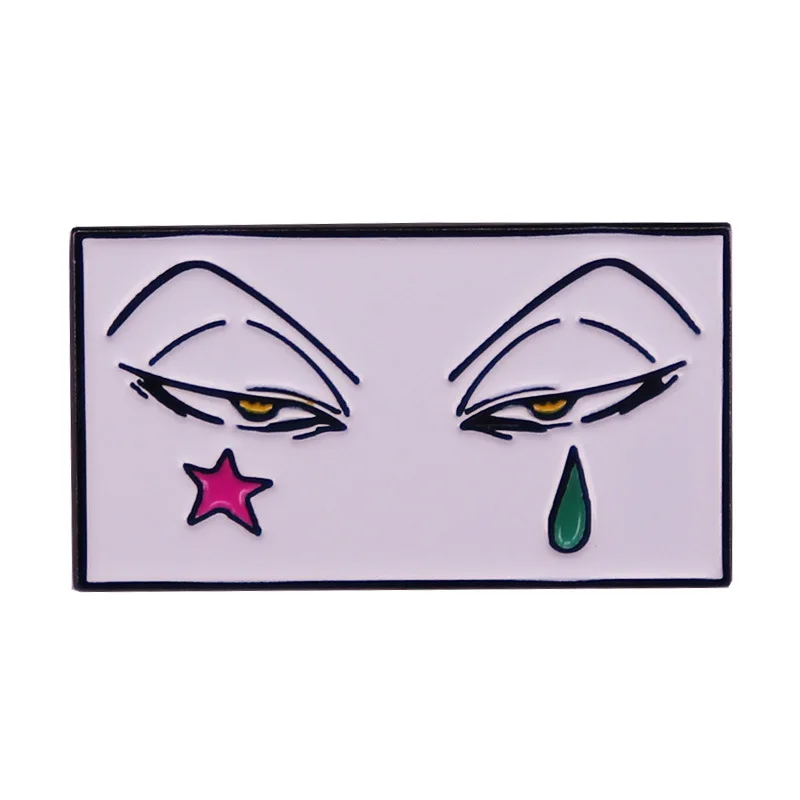 

HUNTER Eye Hard Enamel Pins Japanese Fashion Anime Badge Lapel Pin Brooch for Jewelry Accessory
