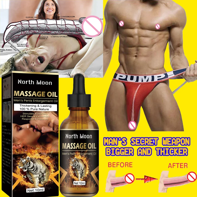 

Penis Growth Bigger Enlarger Essential Oil Penis Thickening Growth Man Massage Oil Cock Erection Enhance Big Dick Aldult Crazy