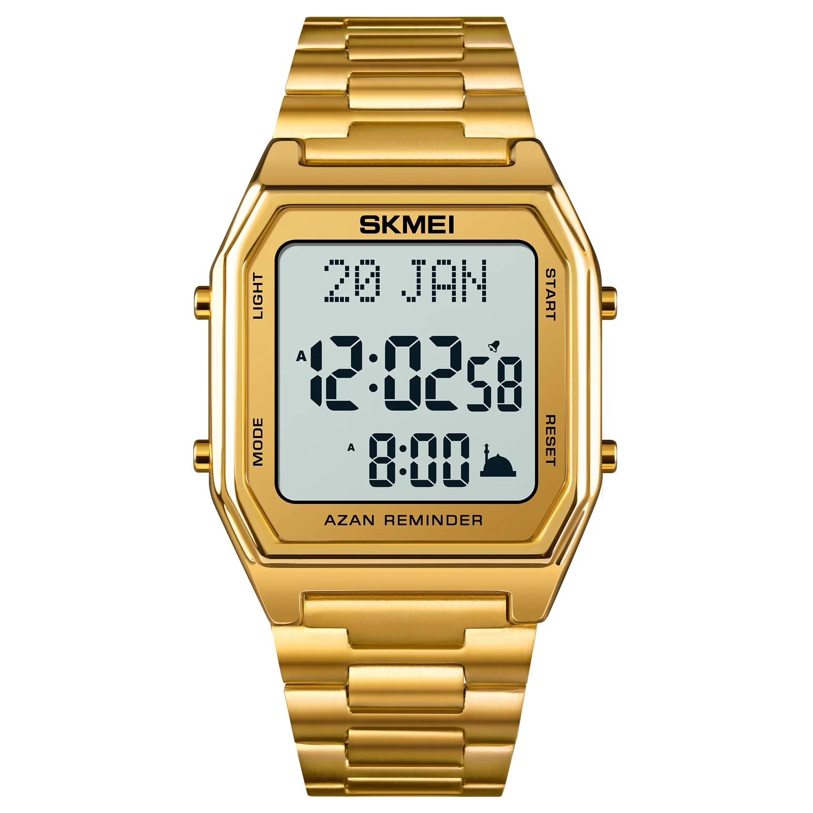 

SKMEI Original Brand Men's Watches Luxxury Digital Electronic Watch Fashion New Bttery Time Remind Wristwatch Man Steel Clock