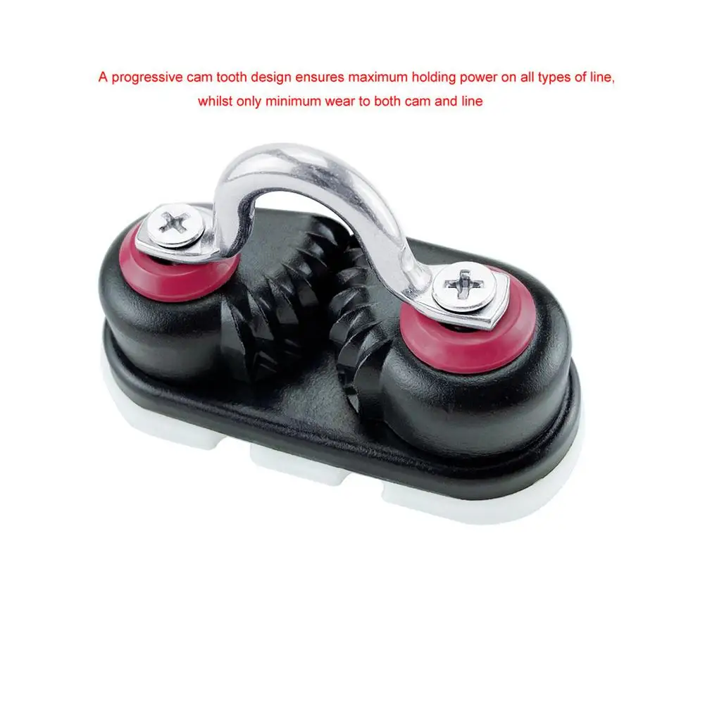 

Aluminum Alloy Rowing Boat Cam Cleats Fairlead Rope Gripper Wear-resistant Marine Sailing Sailboat Kayak Canoe Dinghy Accessory