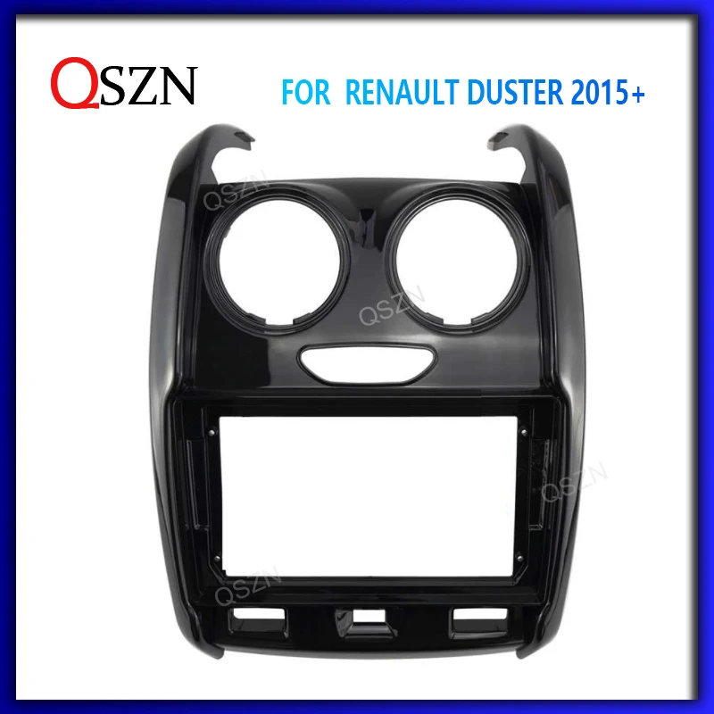 

QSZN 9 Inch Car Frame Fascia For Renault Duster 2014~2018 Stereo Frame Plate Adapter Mounting Dash Installation Bezel 2 Din