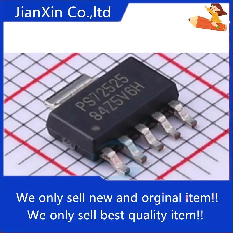 

10 шт. 100% оригинальный новый TPS72525DCQR SOT-223-5 пятиконтактный регулятор