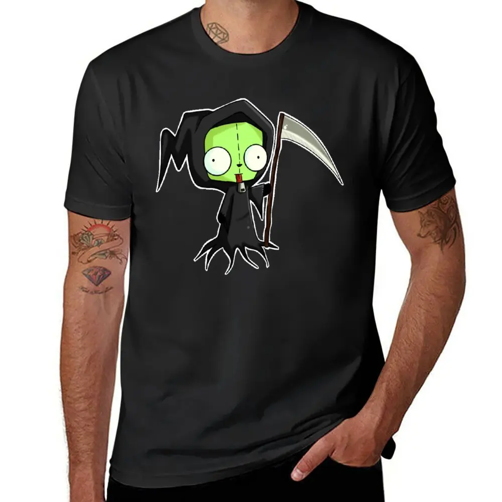 Invader Zim Gir Spooky Classic для футболки с круглым вырезом изображением кампании крутая