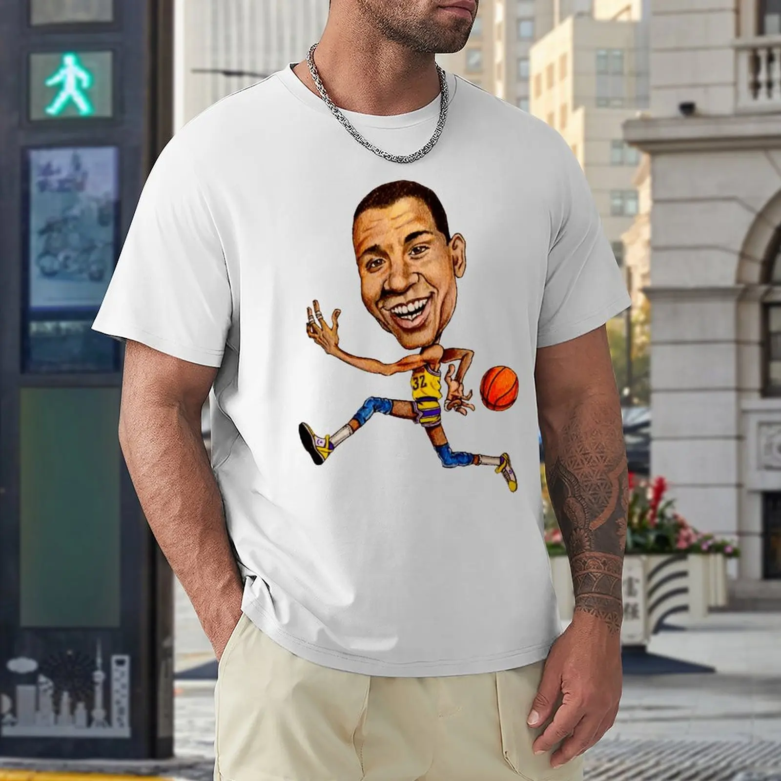 

Basketball Team Casual Graphic Magics And Johnsoner 2023 Basketball Stars (10) Champion T-shirts top Quality Sport Leisure Eu
