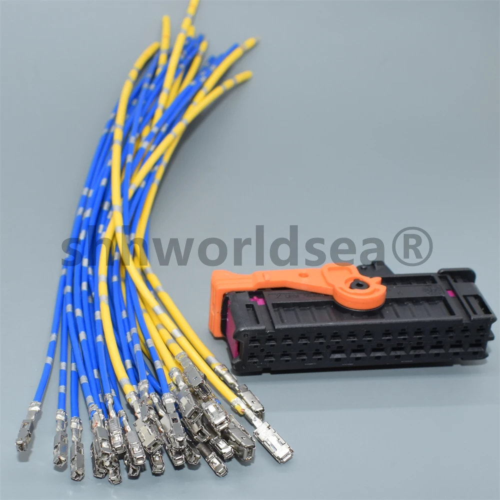 

Shhworldsea 28-контактный/направленный гнездовой штекер для ремонта дверного станка, Штекерный разъем для VW AUDI SEAT SKODA 1K0937702C 1K0937722D